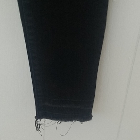 Zara Basic Z1975 Black Straight Distressed… - Picture 5 of 9